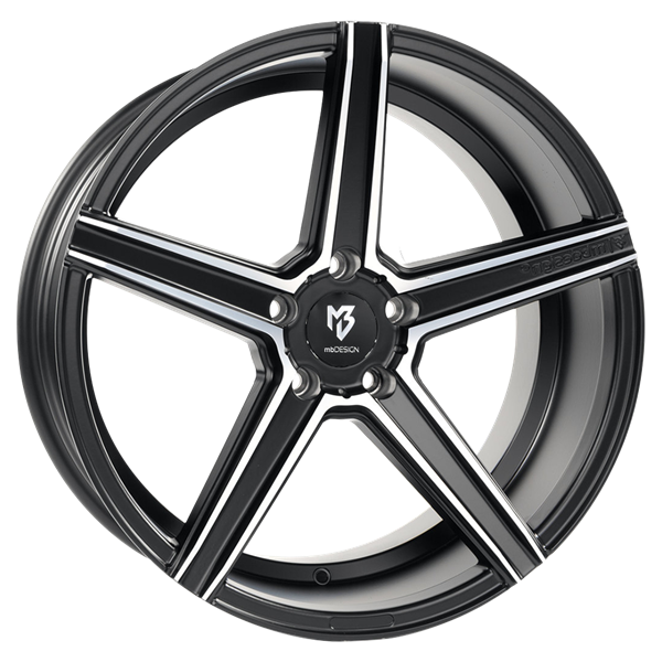 mbDESIGN KV1 Matt Black Polished 8,50x19 5x108,00 ET50,00